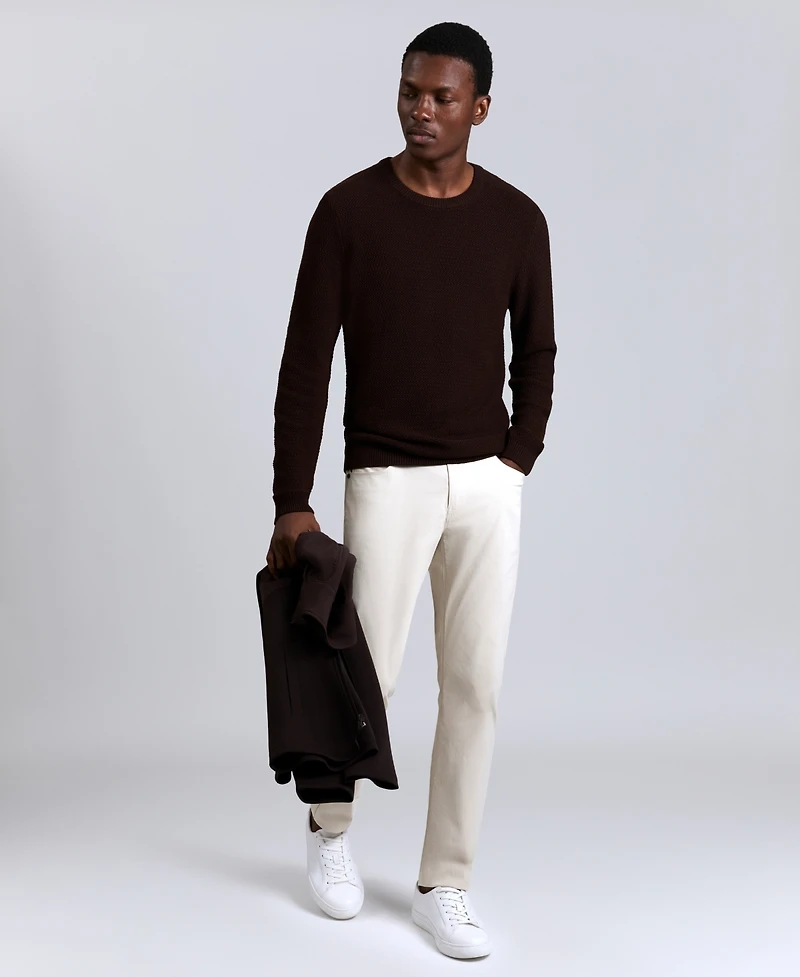 Kenneth Cole Men's Popcorn Crewneck Sweater