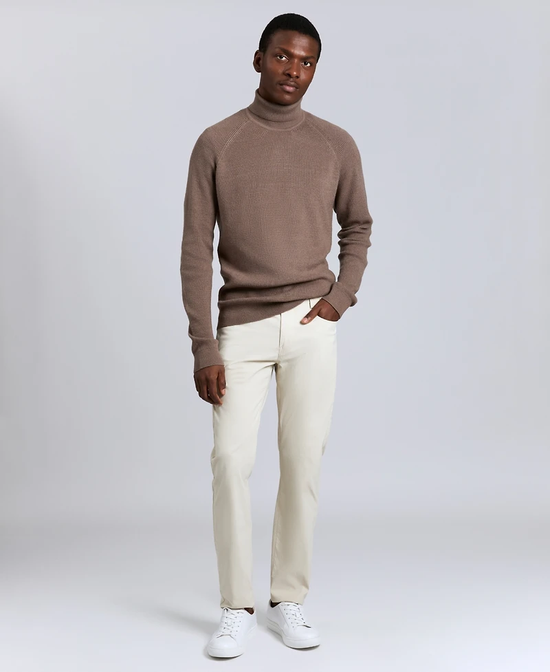 Kenneth Cole Men's Fold Over Turtleneck Sweater