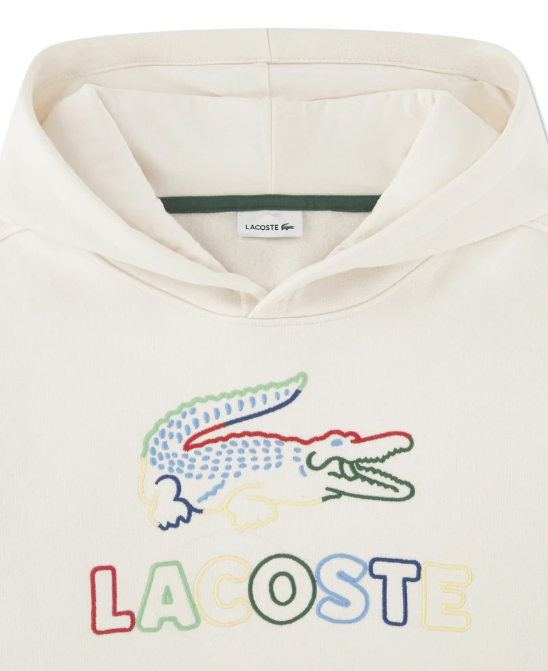 Lacoste Boys 8-20 Logo Embroidered Hoodie