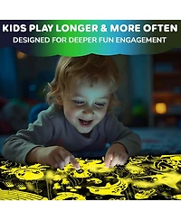 Quokka 2x3 Ft Glow the Dark Floor Puzzle for Kids Ages 4-8