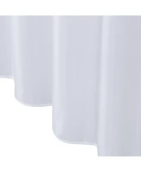 Hotel Collection Xl White Fabric Shower Curtain With Magnetic Hem