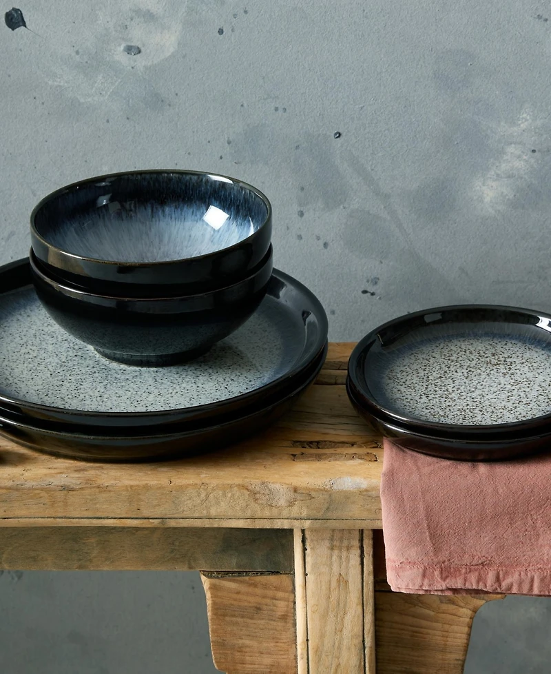 Denby Halo Coupe 12-Pc. Dinnerware Set, Service for 4