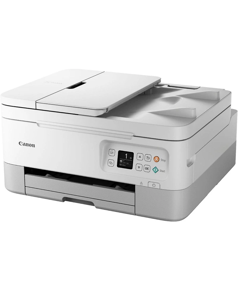 Canon Pixma TR7020 Wireless Inkjet All-In-One Color Printer (White)