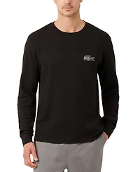 Lacoste Men's Small Croc Thermal Long Sleeve T-Shirt