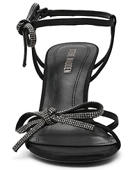 Steve Madden Women's Nixon-r High-Heel Bow Dress Sandals