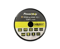 Power It Up 328 ft. 8K Hdmi 2.1 Ultra High Speed Active Optical Cable