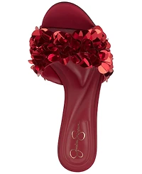 Jessica Simpson Women's Palora Slip-On Sequin Dress Sandals