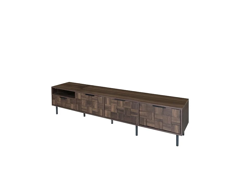 Casainc 78" Mid Century Modern Tv Stand with Storage Cabinets