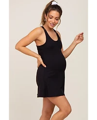Pinkblush Maternity Grey Tennis Racerback Romper Dress