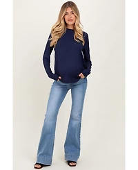 Pinkblush Maternity Medium High Rise Flare Jeans