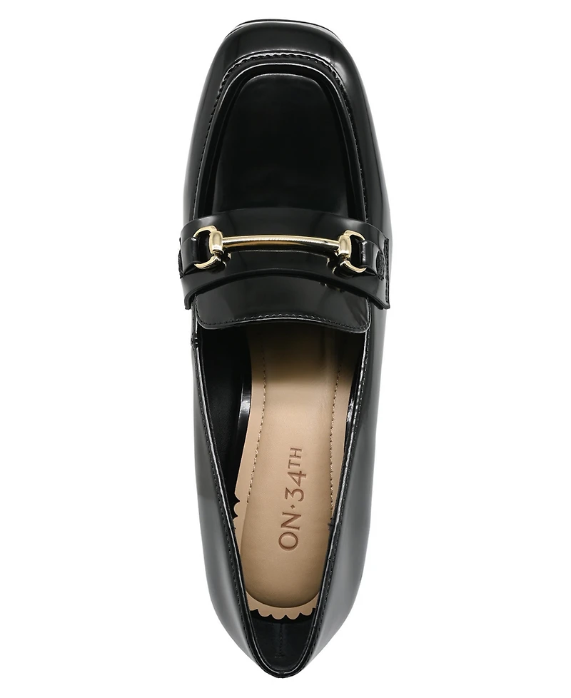 On 34th Women's Carmenne Heeled Loafers, Macy's Exclusive