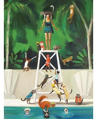 New York Puzzle Company Pool Kitties 1000 Piece Puzzle