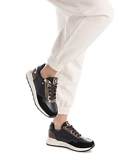 Xti Women's Side Zipper Casual Sneakers By