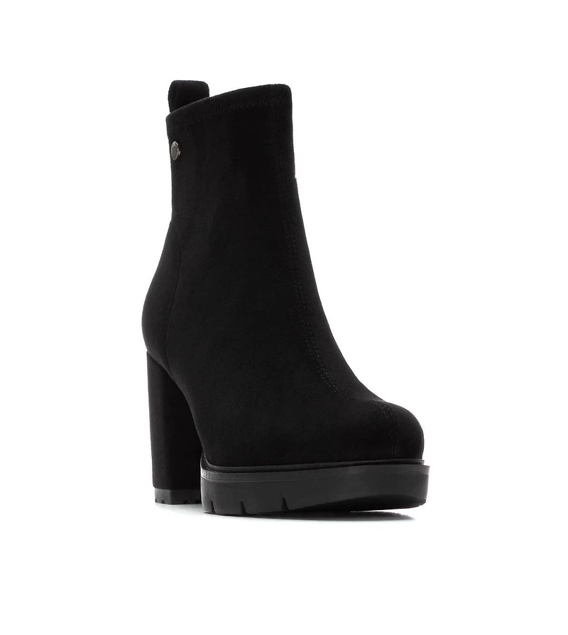 Xti Women's Suede Heeled Dress Booties By
