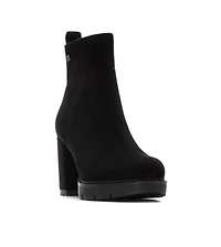Xti Women's Suede Heeled Dress Booties By