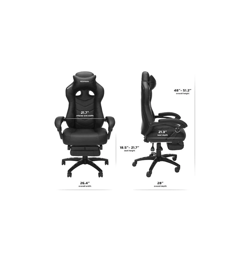 Respawn Gaming Chairs For Adults With Headrest Pillow
