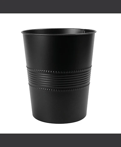 Cameo 5 Liter Waste Basket Can for Garbage, Round Open Top Trash Can for Bathroom Bedroom, Kitchen, Stainless Steel