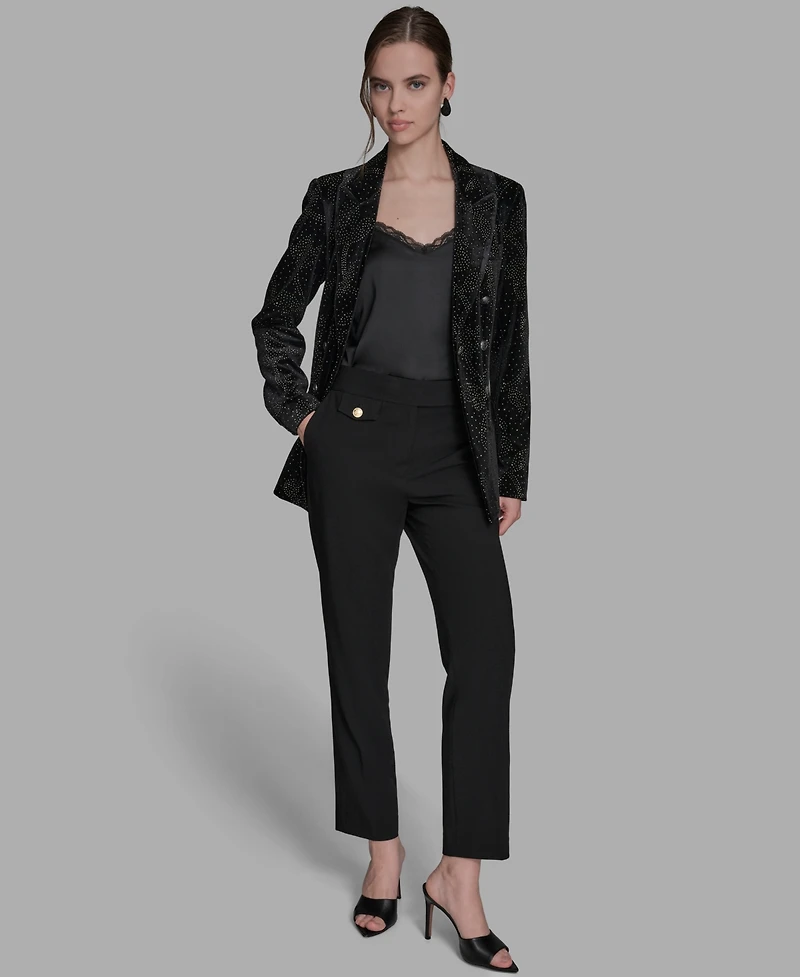 Bcbg Women's Embellished Long Sleeve Blazer
