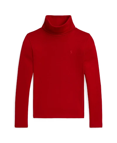 Polo Ralph Lauren Girls 7-16 Ribbed Cotton-Blend Turtleneck