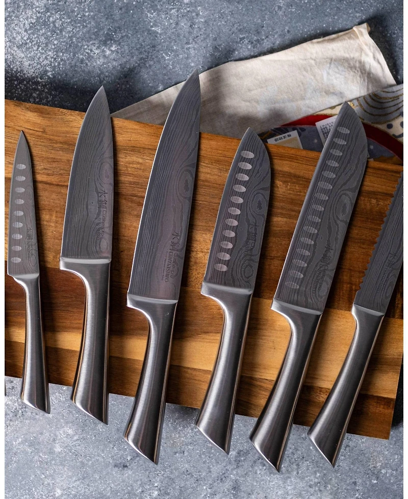 Cuisine::pro Damashiro Satori 8-Pc. Knife Block Set