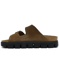 Papillio by Birkenstock Women's Arizona Chunky Suede Leather Platform Sandals from Finish Line
