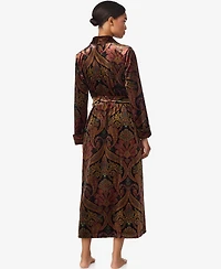 Lauren Ralph Women's Long Sleeves Shawl Collar Robe