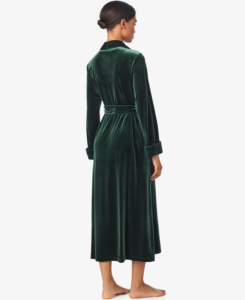 Lauren Ralph Women's Long Sleeves Shawl Collar Robe