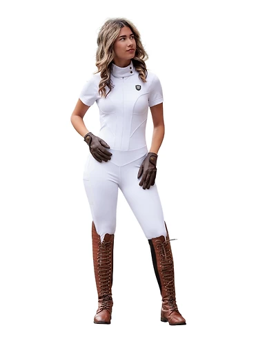 Royal Equestrian Collection Women's Riding Jumpsuit La Performance Cleopatra Knee Patch