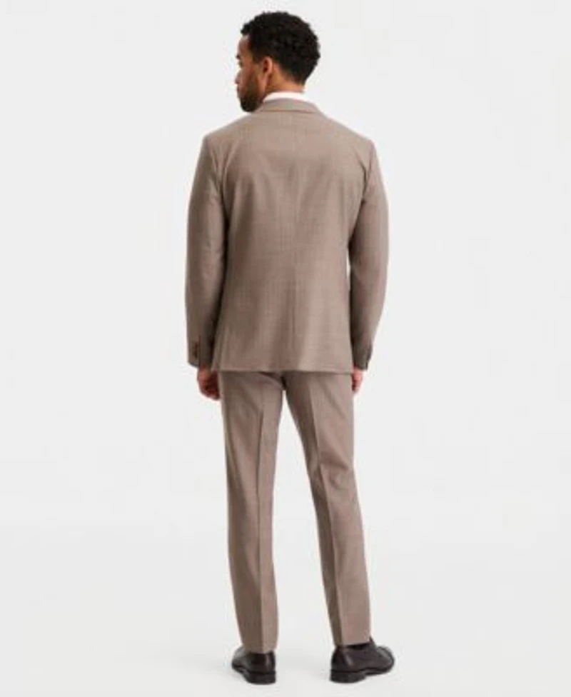 Ted By Ted Baker Mens Modern Fit Tan Suit Separates
