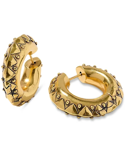 Kendra Scott Gold-Tone Over Brass Catherine Hoop Earrings