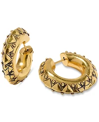 Kendra Scott Gold-Tone Over Brass Catherine Hoop Earrings