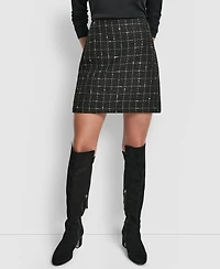 Dkny Jeans Women's Back Darts Mini Skirt