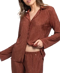 Midnight Bakery Women's 2-Piece Long Sleeves Top and Pants Pajama Set