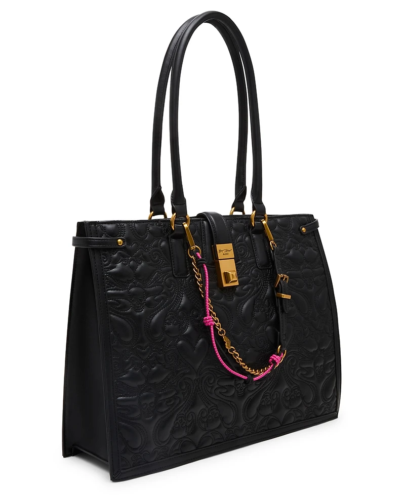 Betsey Johnson Quilted Medium Tote Bag