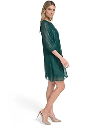 Calvin Klein Women's Crew neck Shift Dress