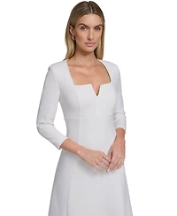 Calvin Klein Women's Zippered Midi Dress