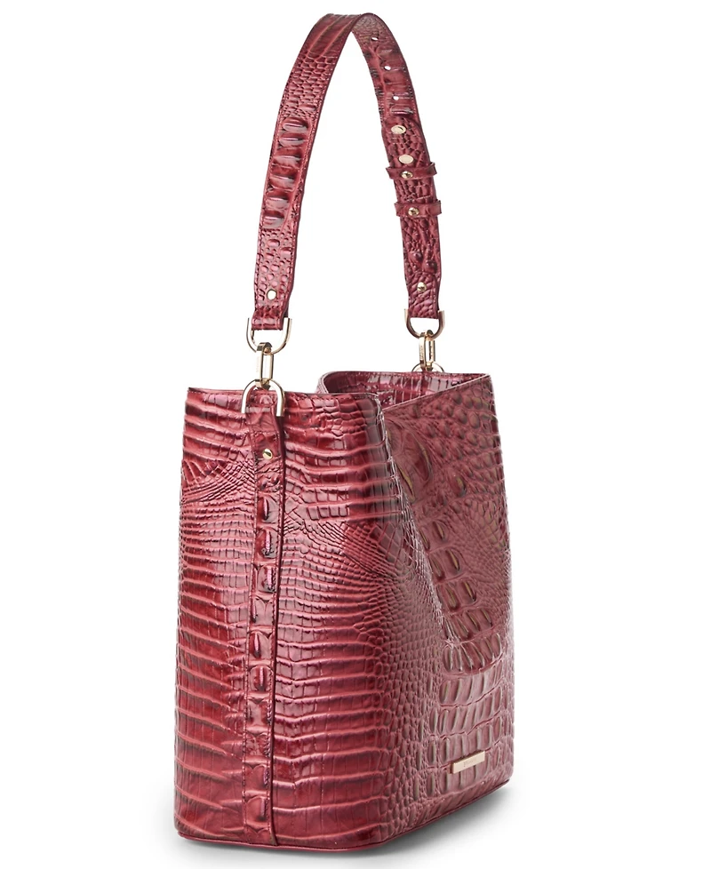 Brahmin Celina Leather Bucket Bag