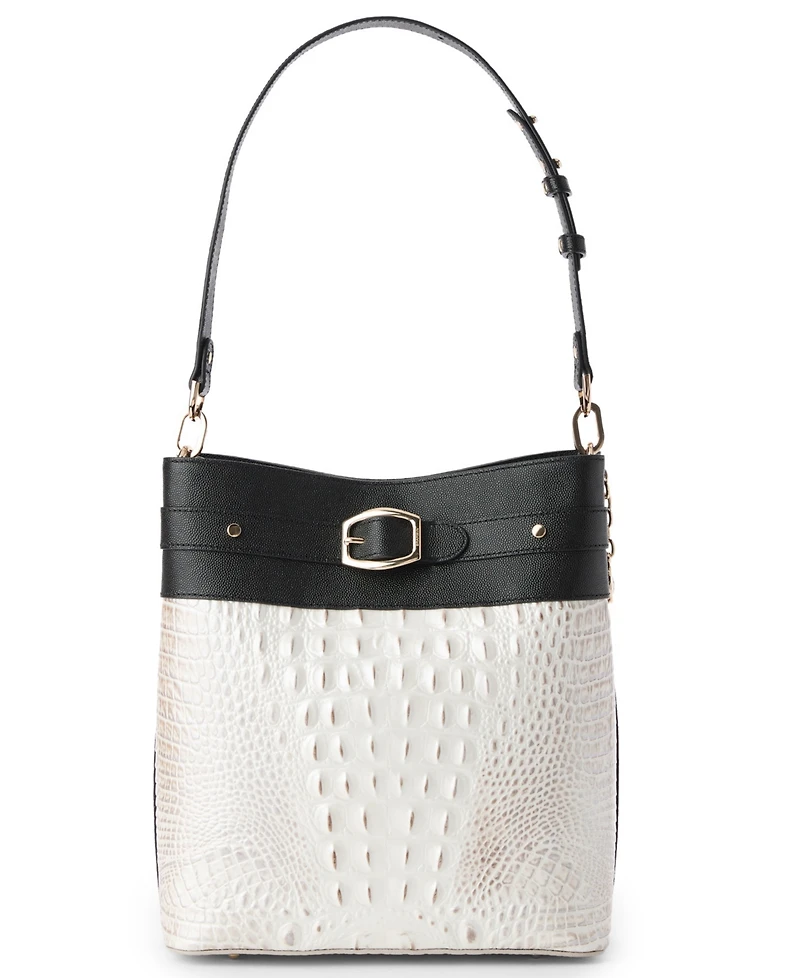 Brahmin Celina Minden Leather Bucket Bag