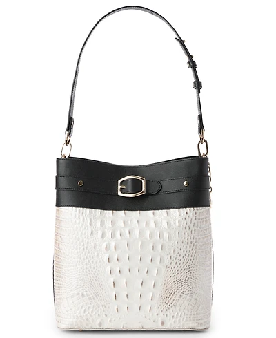 Brahmin Celina Minden Leather Bucket Bag