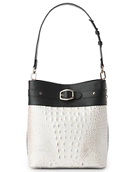 Brahmin Celina Minden Leather Bucket Bag