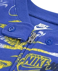 Nike Baby Girls or Boys Printed Footed Coverall