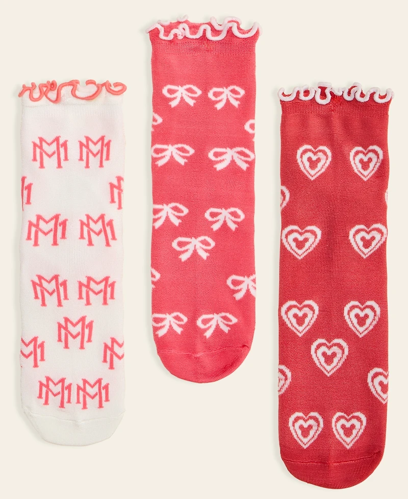 Disney | Macy's Women's Minnie Mouse 3-Pair Fashion Sock Gift Set, Macy's Exclusive