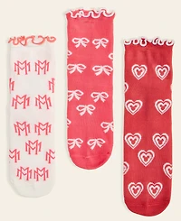Disney | Macy's Women's Minnie Mouse 3-Pair Fashion Sock Gift Set, Macy's Exclusive