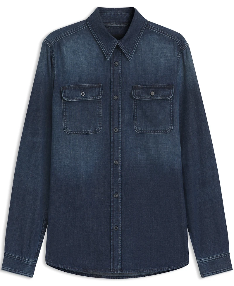 Boss by Hugo Men's Beckham x Blue Denim Shirt
