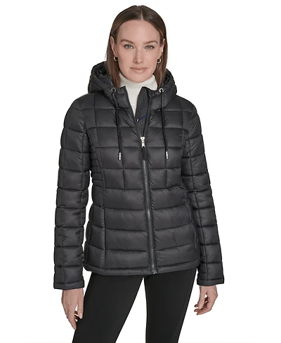 Tommy Hilfiger Women's Packable Hooded Puffer Jacket
