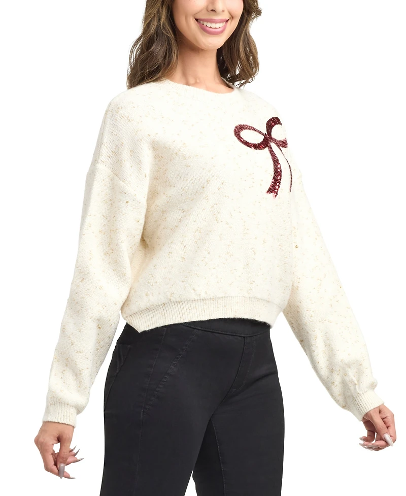 Bcx Women's Pull-On Cropped Sweater