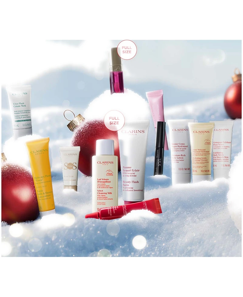 Clarins 12-Day Advent Calendar Skincare Set