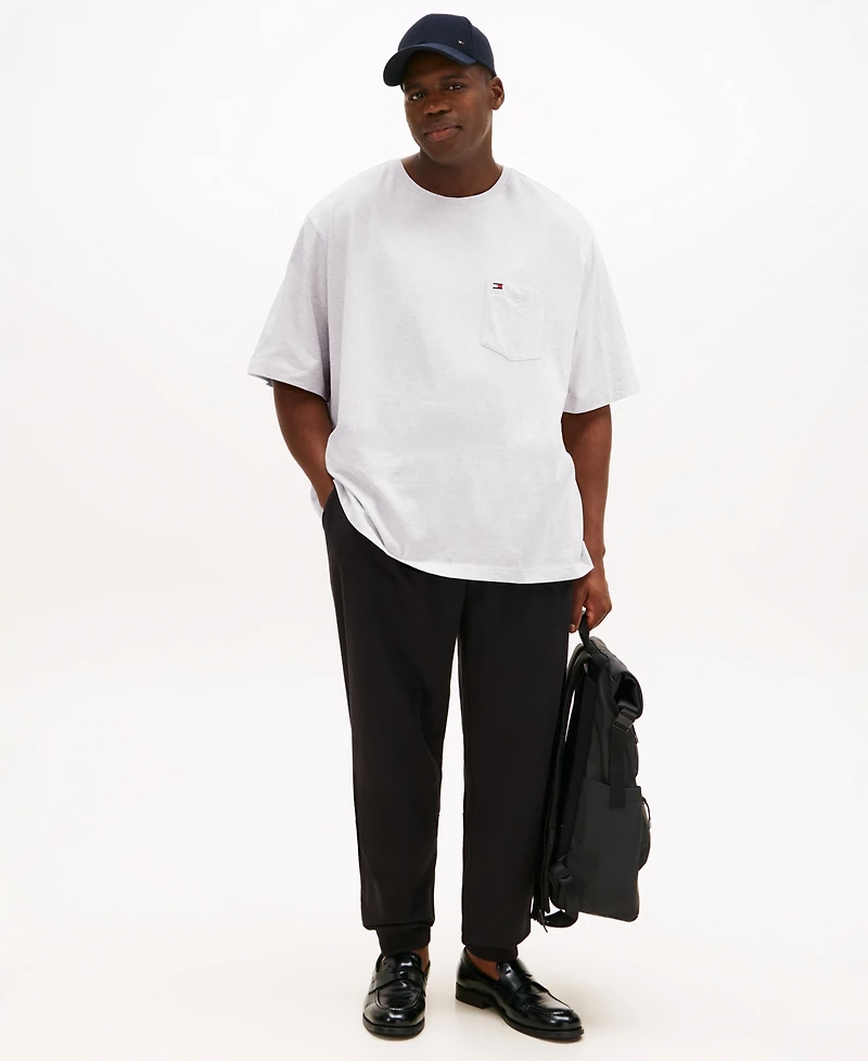 Tommy Hilfiger Men's Big & Tall Crew Neck Pocket T-Shirt