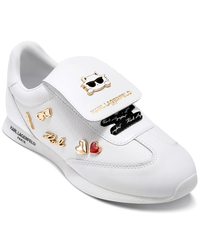 Karl Lagerfeld Paris Women's Minia Pins Lace-Up Sneakers