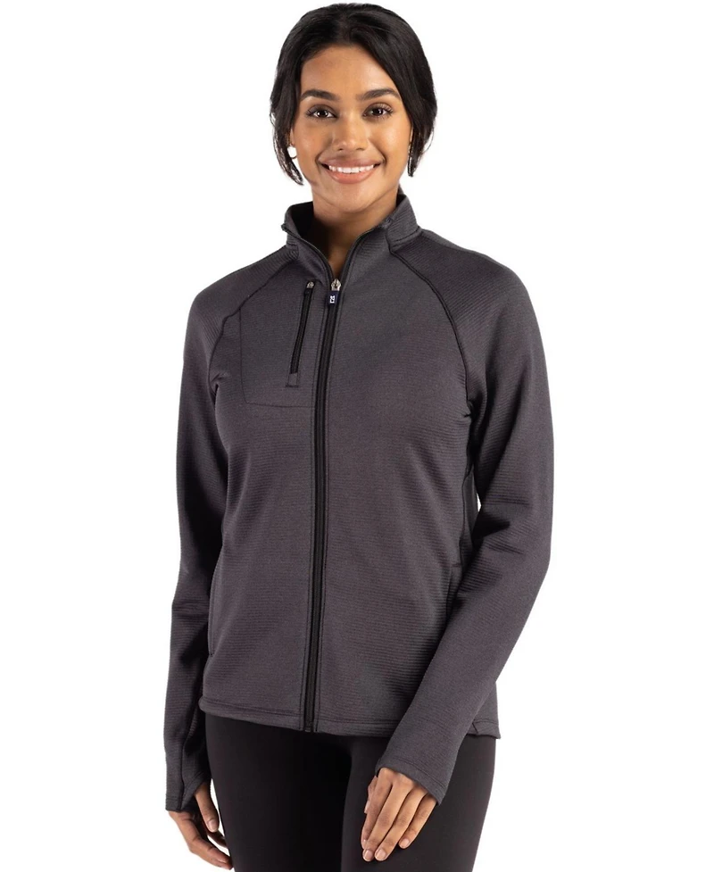 Cutter & Buck Women's Peshastin Fleece Recycled Full Zip Jacket